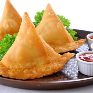 Samosa Meat Cooked